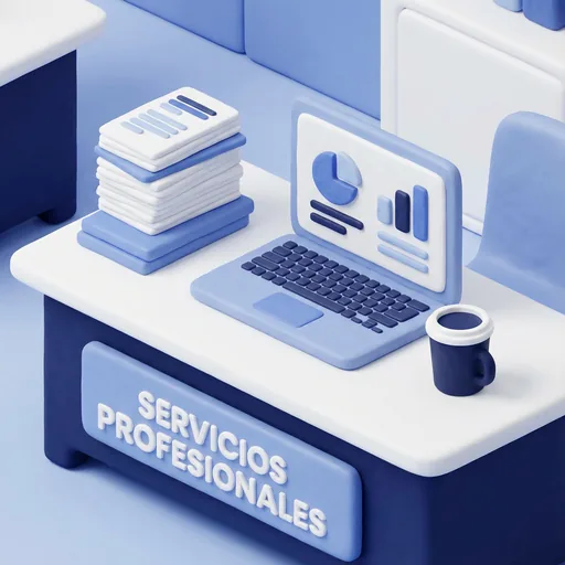 Profesionales como abogados y contadores trabajando con automatización